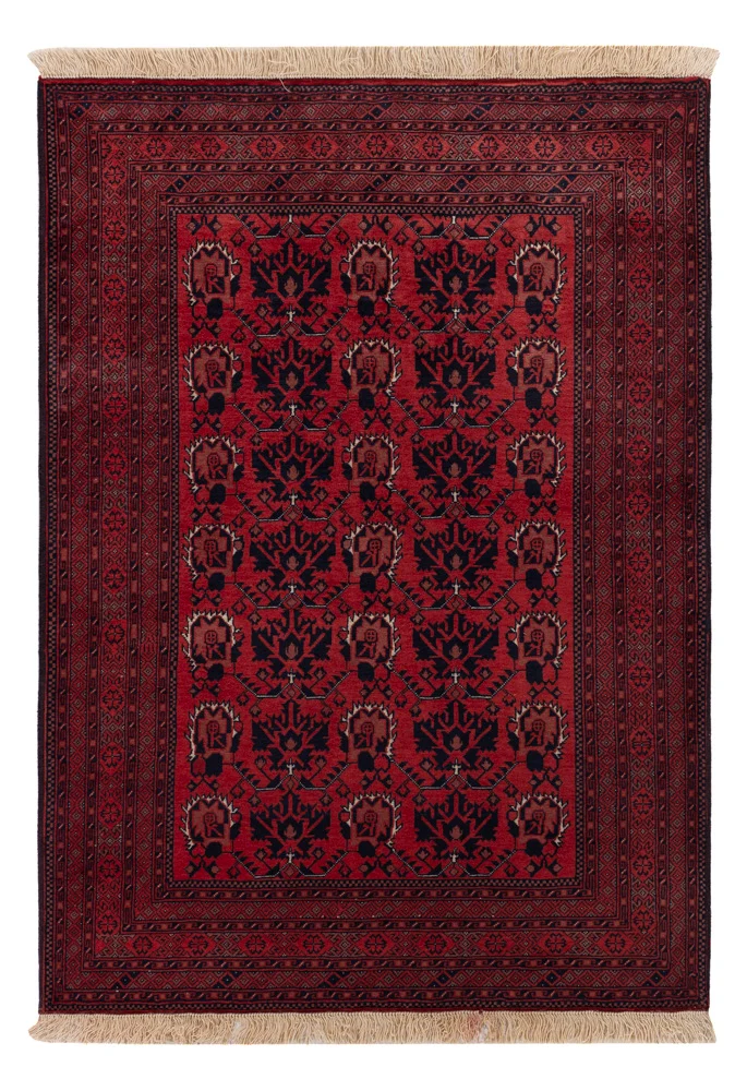 Afghansk teppe - Royal - 148 x 100 cm - rød