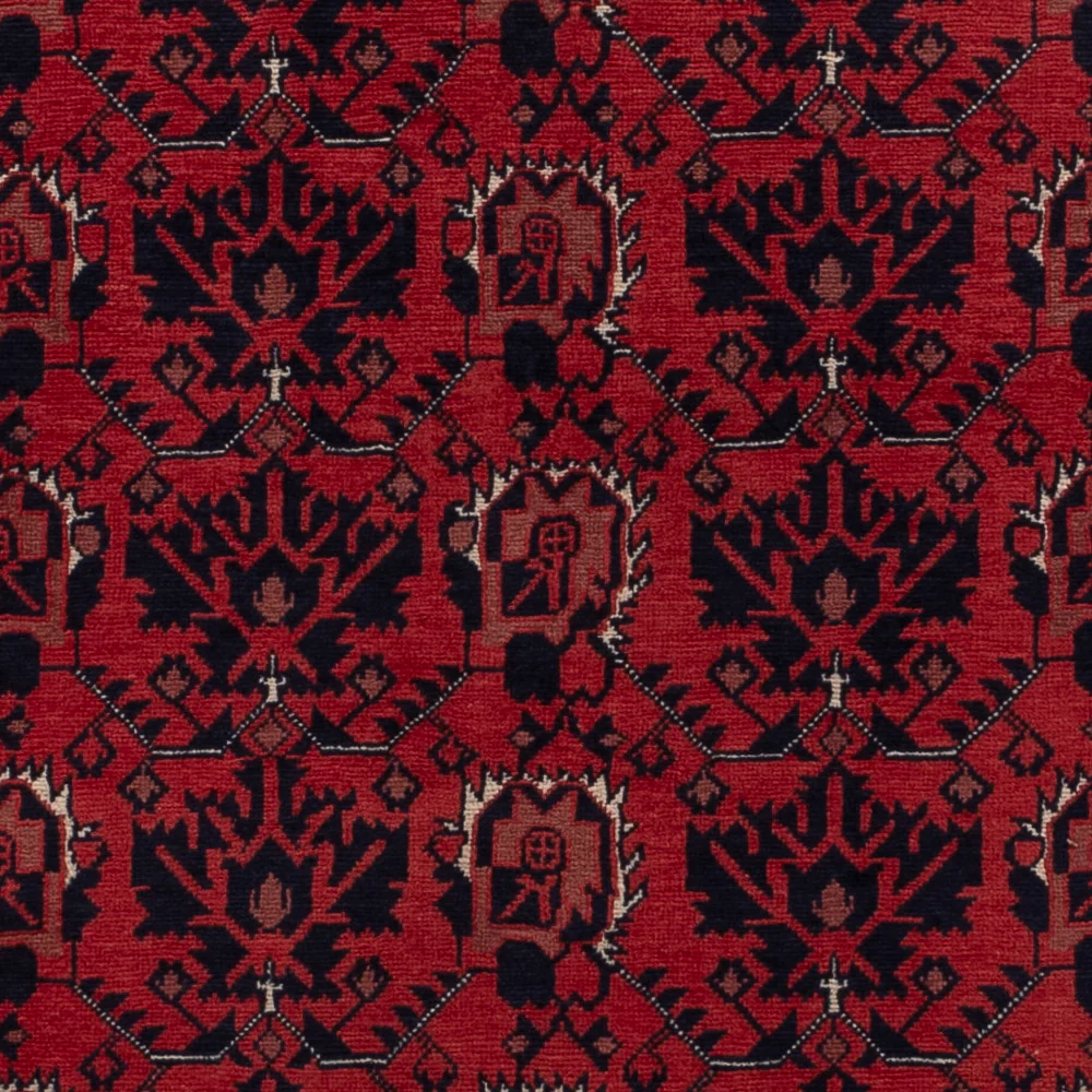 Afghansk teppe - Royal - 148 x 100 cm - rød