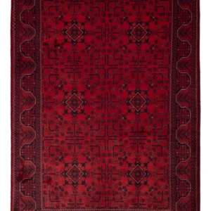Afghansk teppe - Royal - 148 x 100 cm - rød