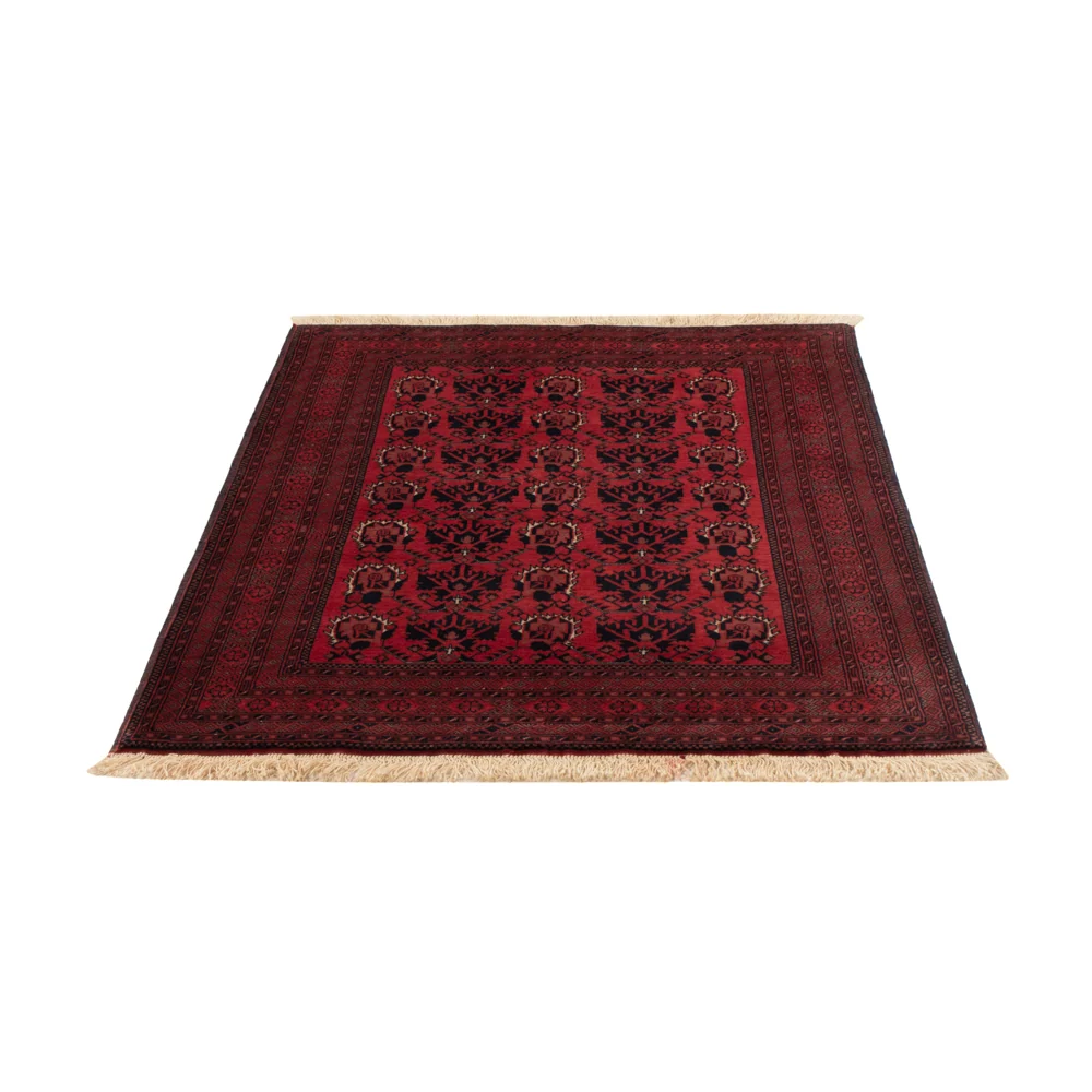 Afghansk teppe - Royal - 148 x 100 cm - rød