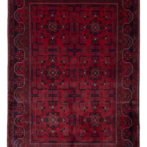 Afghansk teppe - Royal - 148 x 100 cm - rød