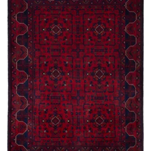 Afghansk teppe - Royal - 148 x 104 cm - rød