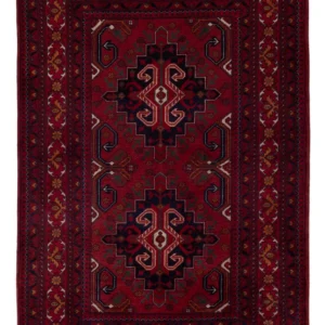 Afghansk teppe - Royal - 149 x 99 cm - rød