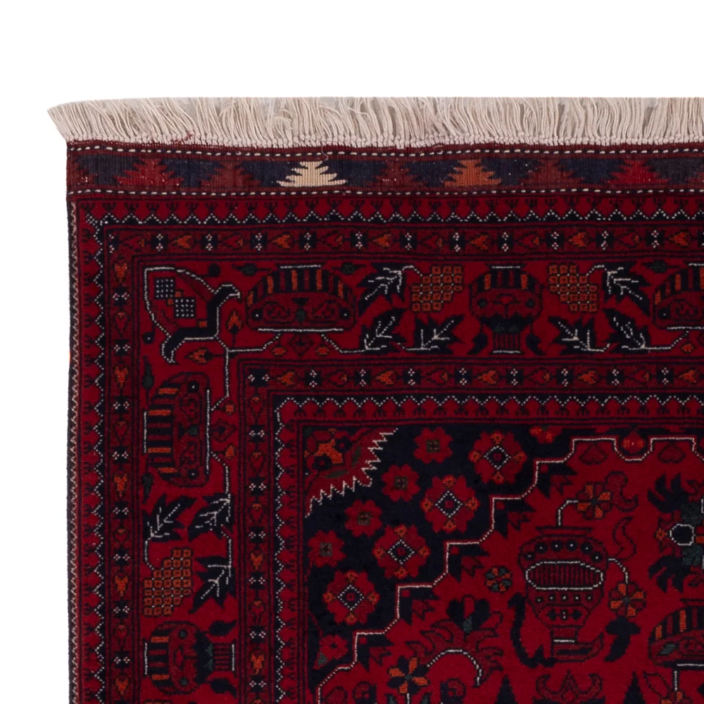 Afghansk teppe - Royal - 150 x 100 cm - rød