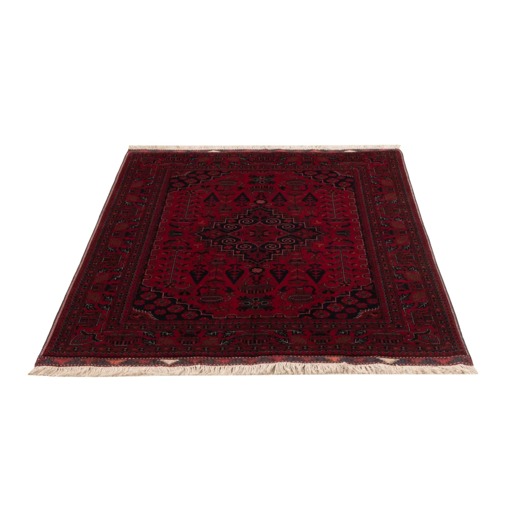 Afghansk teppe - Royal - 150 x 100 cm - rød