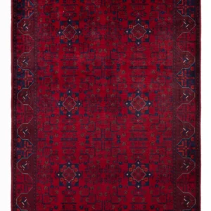 Afghansk teppe - Royal - 150 x 101 cm - rød