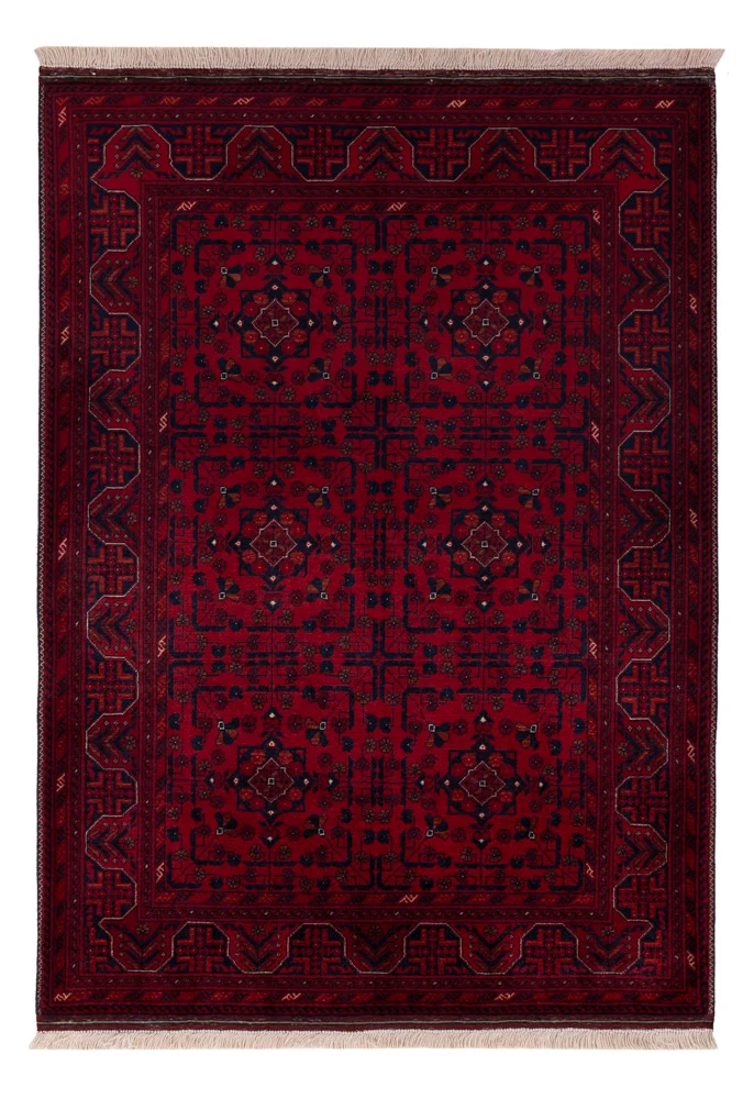 Afghansk teppe - Royal - 150 x 101 cm - rød