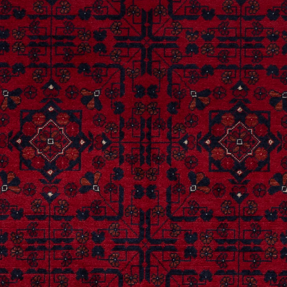 Afghansk teppe - Royal - 150 x 101 cm - rød