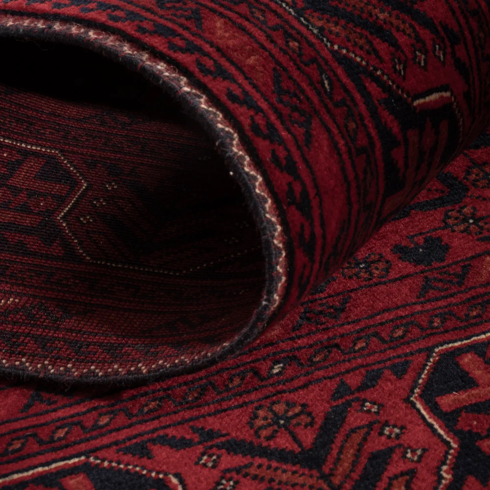 Afghansk teppe - Royal - 150 x 101 cm - rød