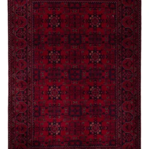 Afghansk teppe - Royal - 150 x 102 cm - rød