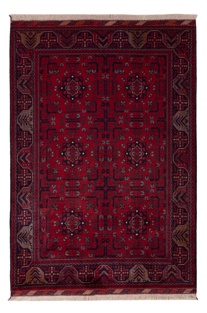 Afghansk teppe - Royal - 150 x 102 cm - rød