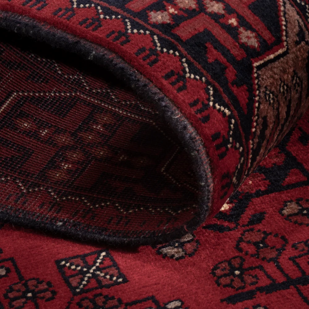 Afghansk teppe - Royal - 150 x 102 cm - rød