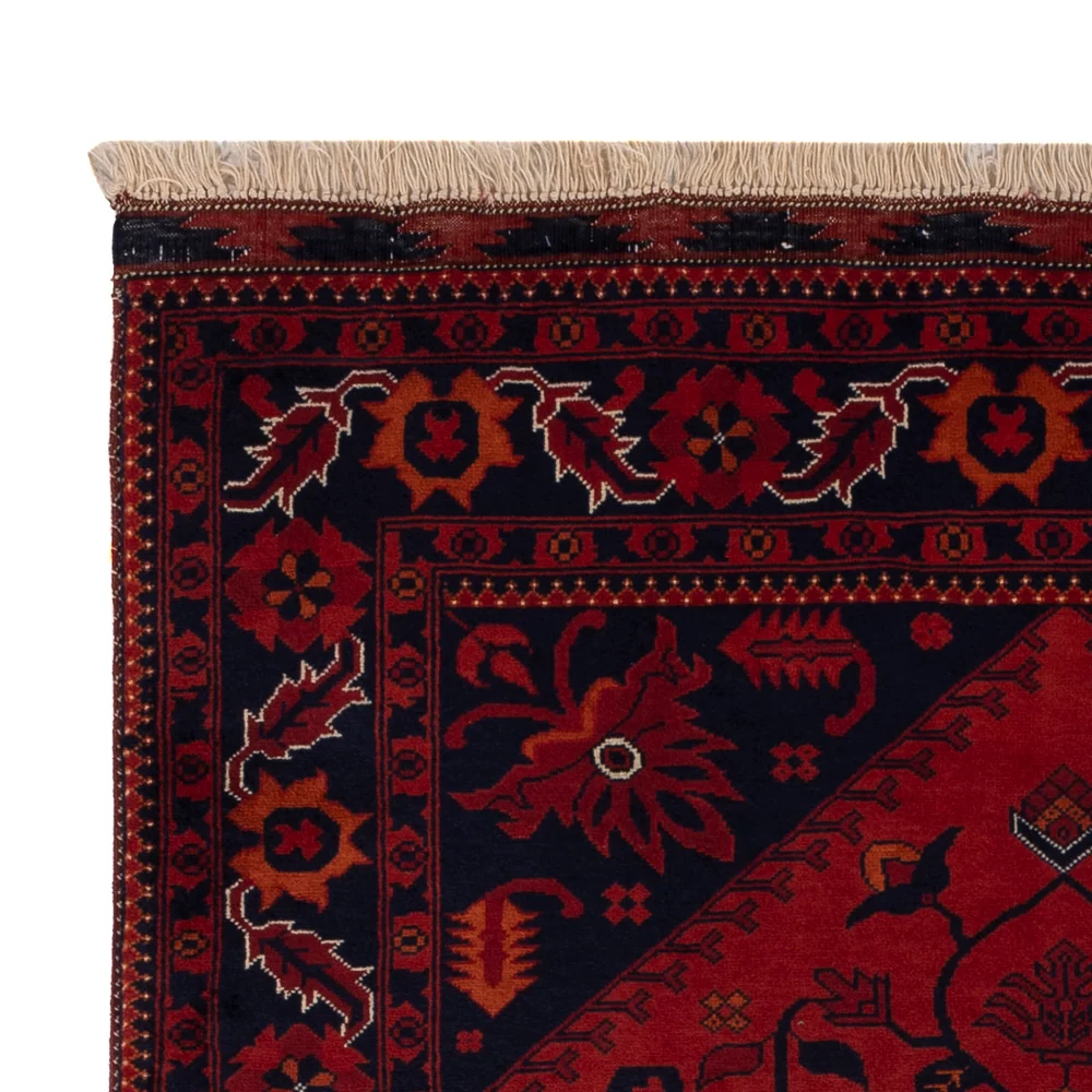 Afghansk teppe - Royal - 150 x 97 cm - rød