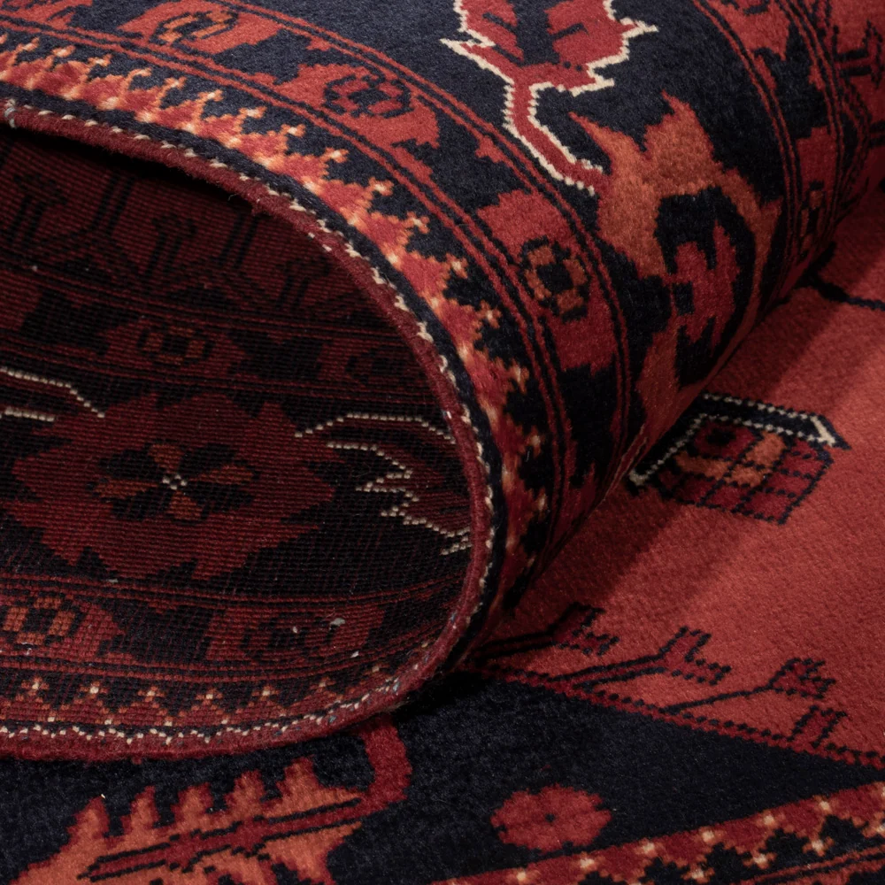 Afghansk teppe - Royal - 150 x 97 cm - rød