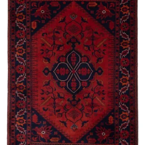 Afghansk teppe - Royal - 150 x 97 cm - rød