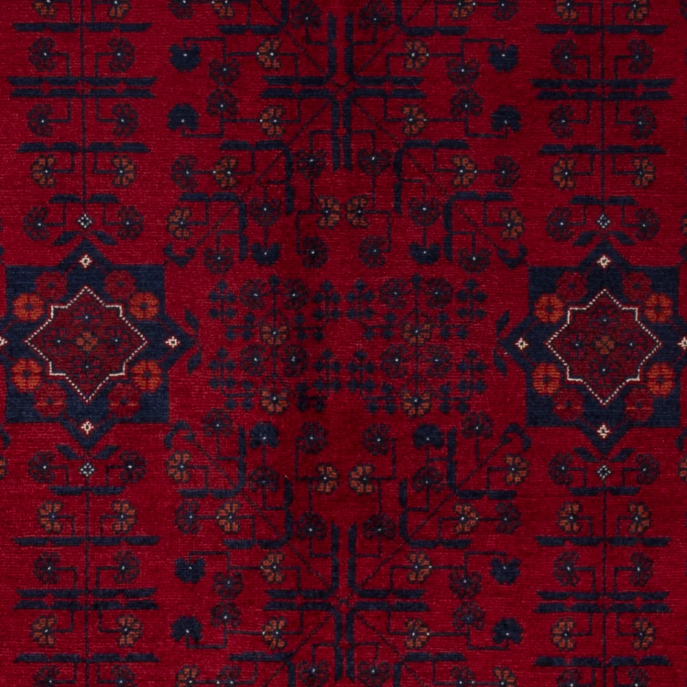 Afghansk teppe - Royal - 151 x 103 cm - rød