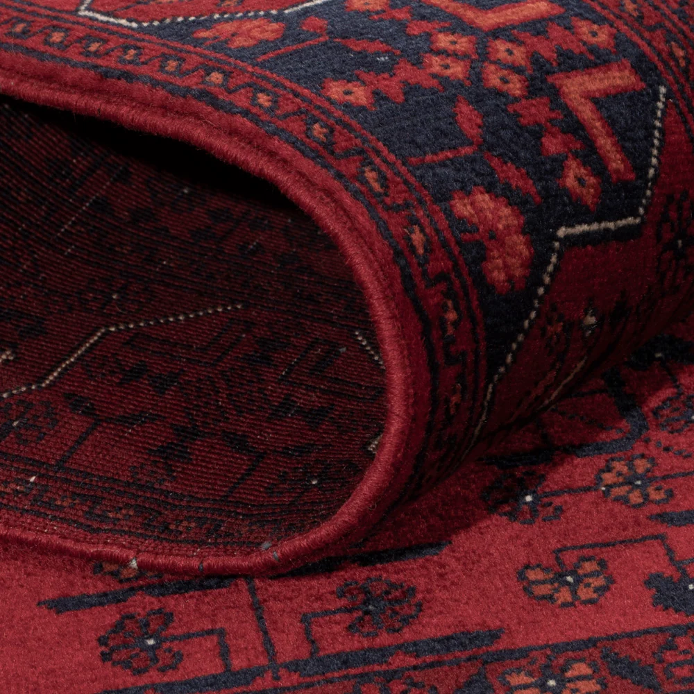 Afghansk teppe - Royal - 151 x 103 cm - rød
