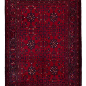 Afghansk teppe - Royal - 152 x 104 cm - rød