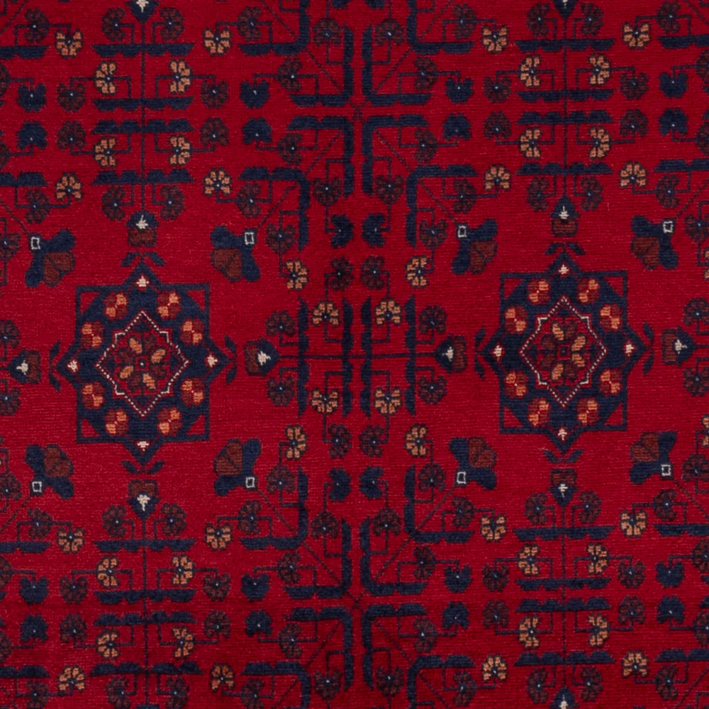 Afghansk teppe - Royal - 152 x 104 cm - rød