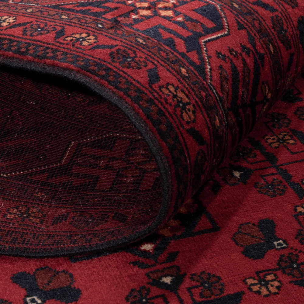 Afghansk teppe - Royal - 152 x 104 cm - rød