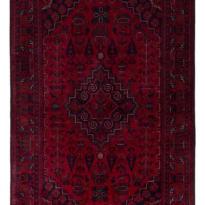 Afghansk teppe - Royal - 154 x 101 cm - rød