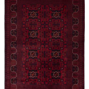 Afghansk teppe - Royal - 154 x 99 cm - rød