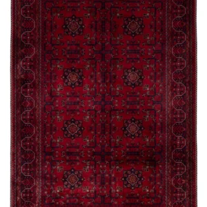 Afghansk teppe - Royal - 155 x 101 cm - rød