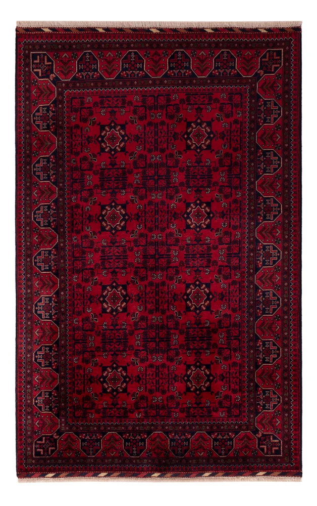 Afghansk teppe - Royal - 158 x 100 cm - rød