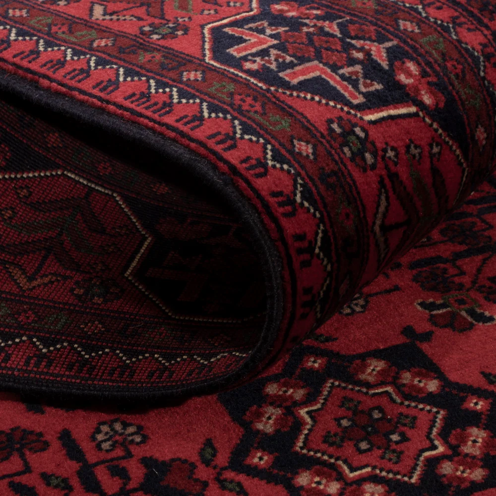Afghansk teppe - Royal - 158 x 100 cm - rød