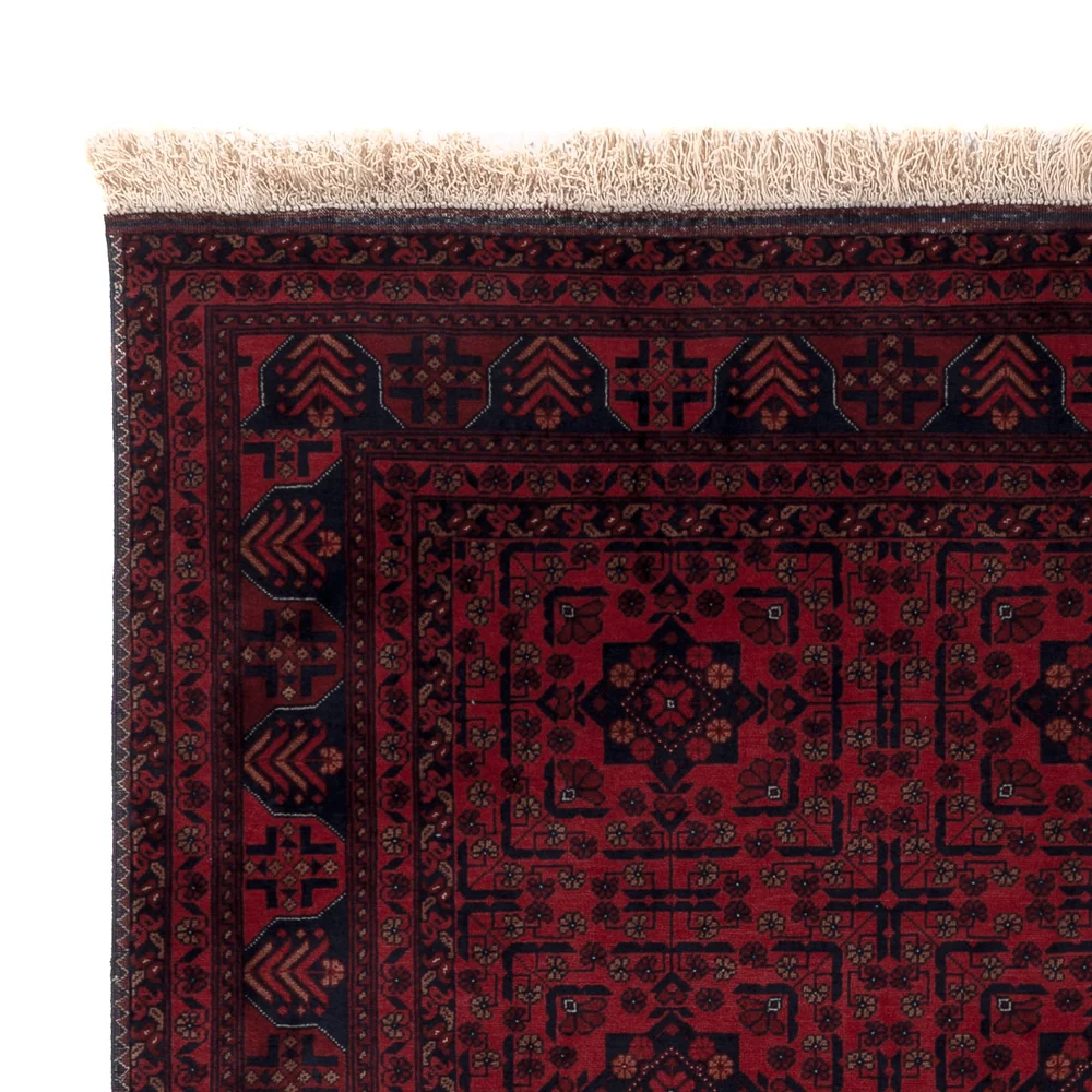Afghansk teppe - Royal - 187 x 146 cm - rød