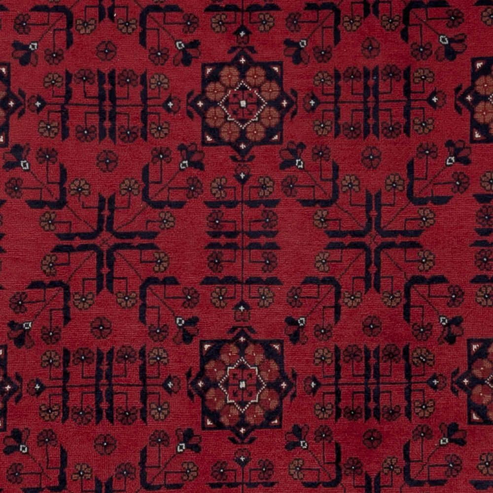 Afghansk teppe - Royal - 189 x 149 cm - rød
