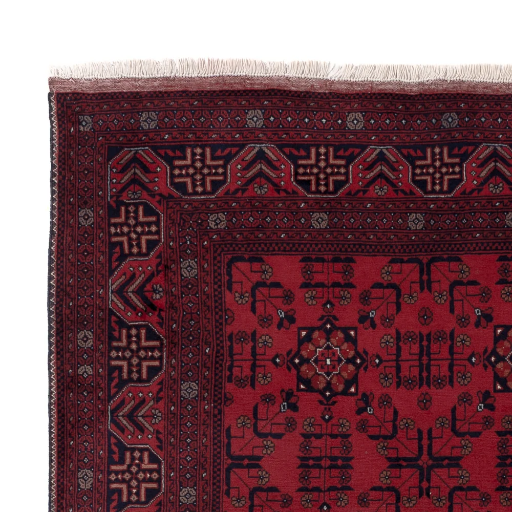 Afghansk teppe - Royal - 189 x 149 cm - rød