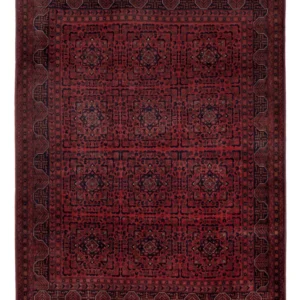 Afghansk teppe - Royal - 193 x 147 cm - rød
