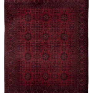 Afghansk teppe - Royal - 194 x 147 cm - rød