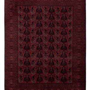Afghansk teppe - Royal - 195 x 149 cm - rød