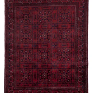 Afghansk teppe - Royal - 195 x 151 cm - rød