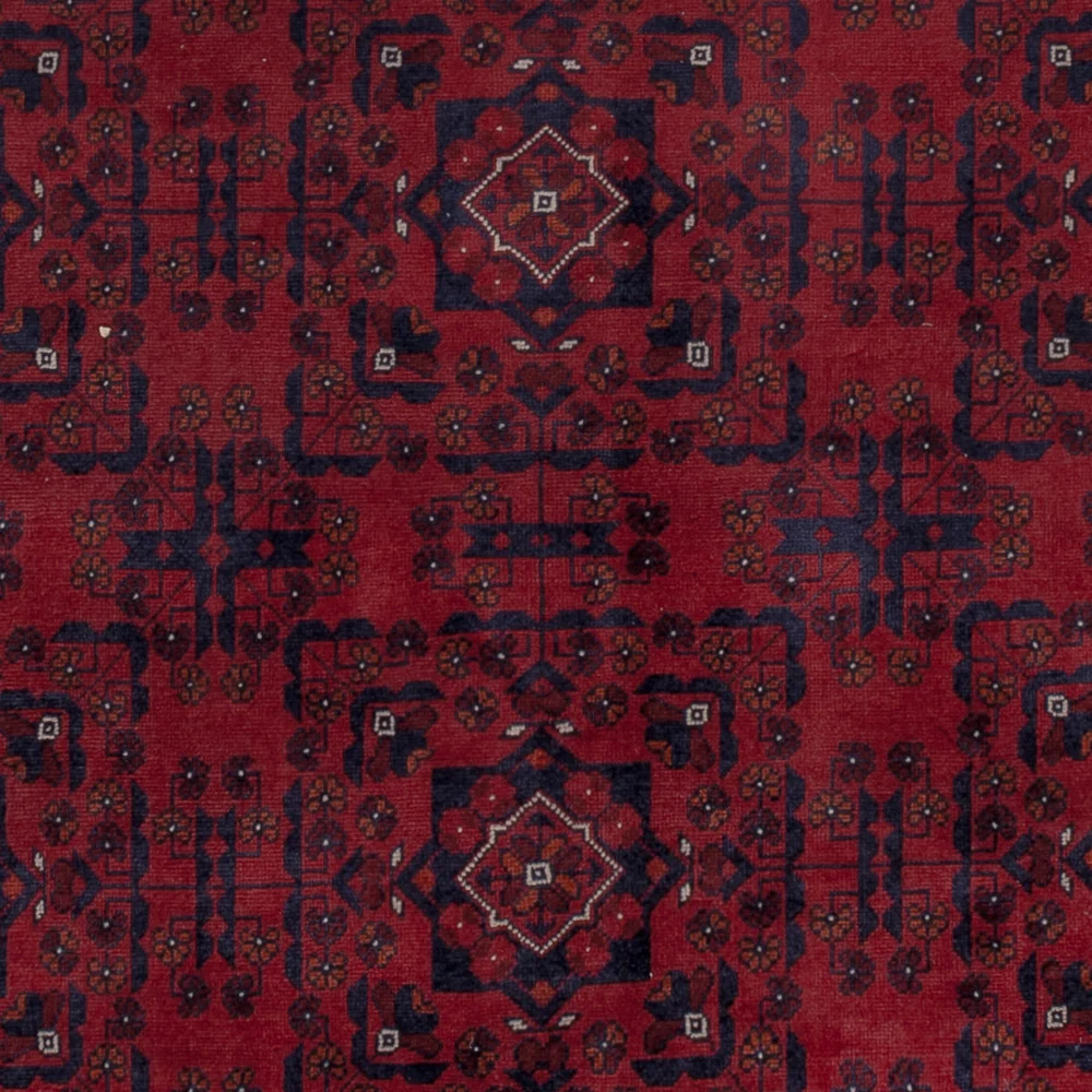 Afghansk teppe - Royal - 195 x 151 cm - rød
