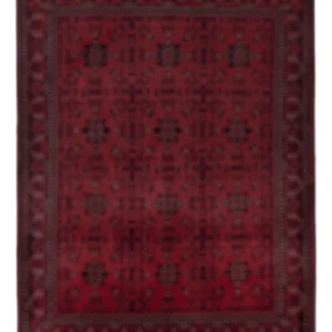 Afghansk teppe - Royal - 195 x 154 cm - rød