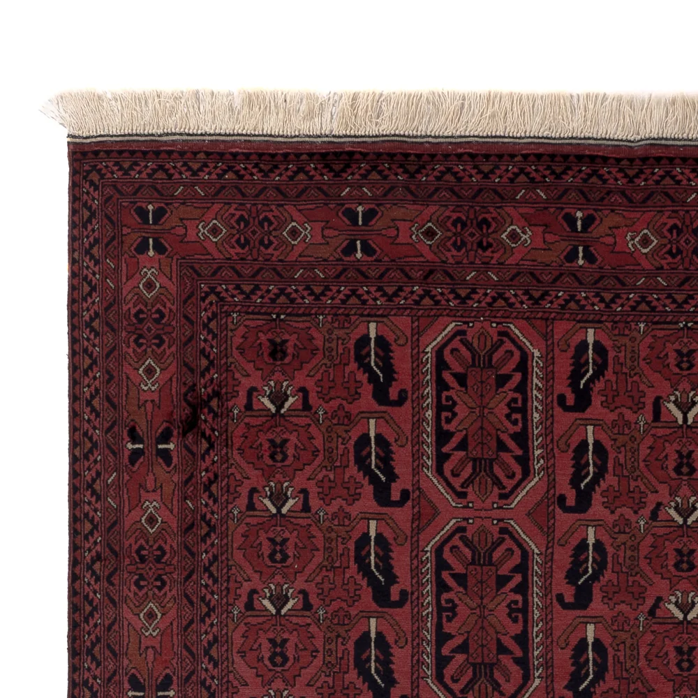 Afghansk teppe - Royal - 196 x 149 cm - rød
