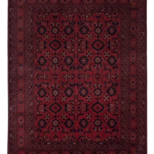 Afghansk teppe - Royal - 196 x 150 cm - rød