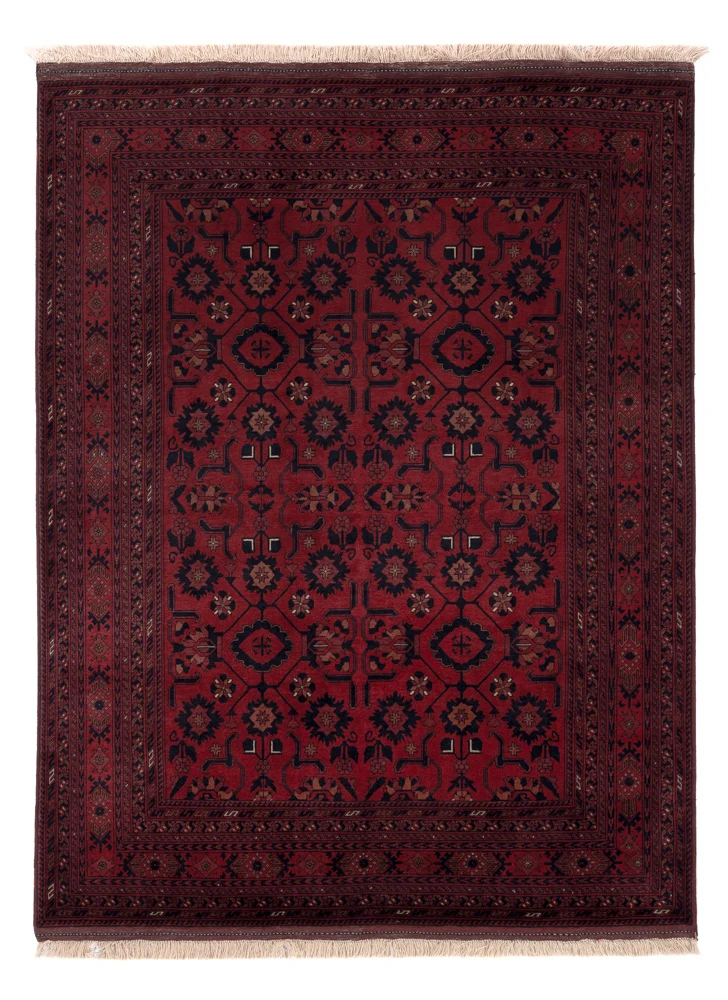 Afghansk teppe - Royal - 196 x 150 cm - rød