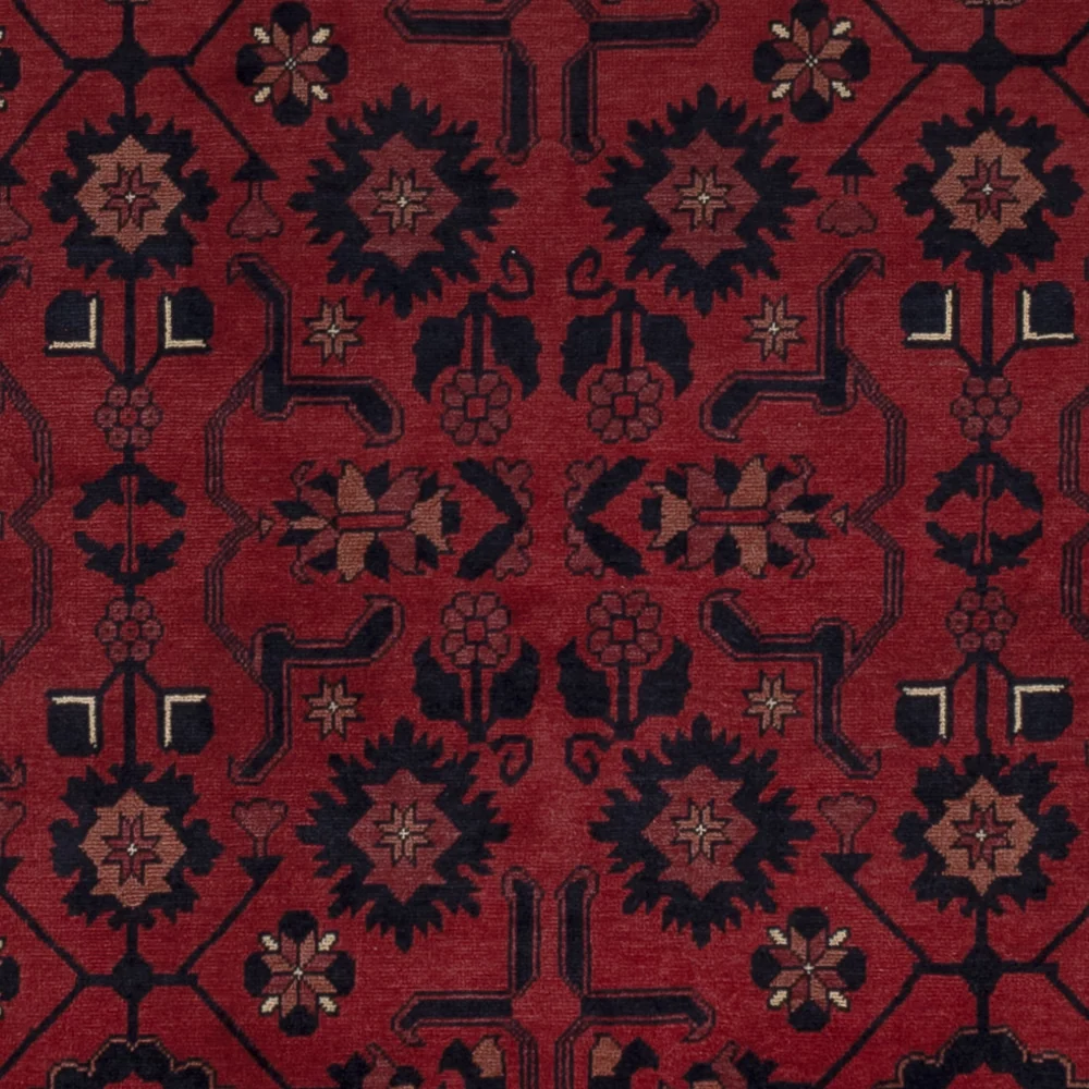 Afghansk teppe - Royal - 196 x 150 cm - rød