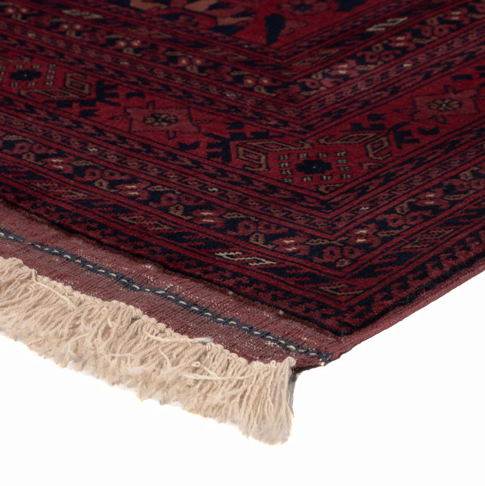 Afghansk teppe - Royal - 196 x 150 cm - rød