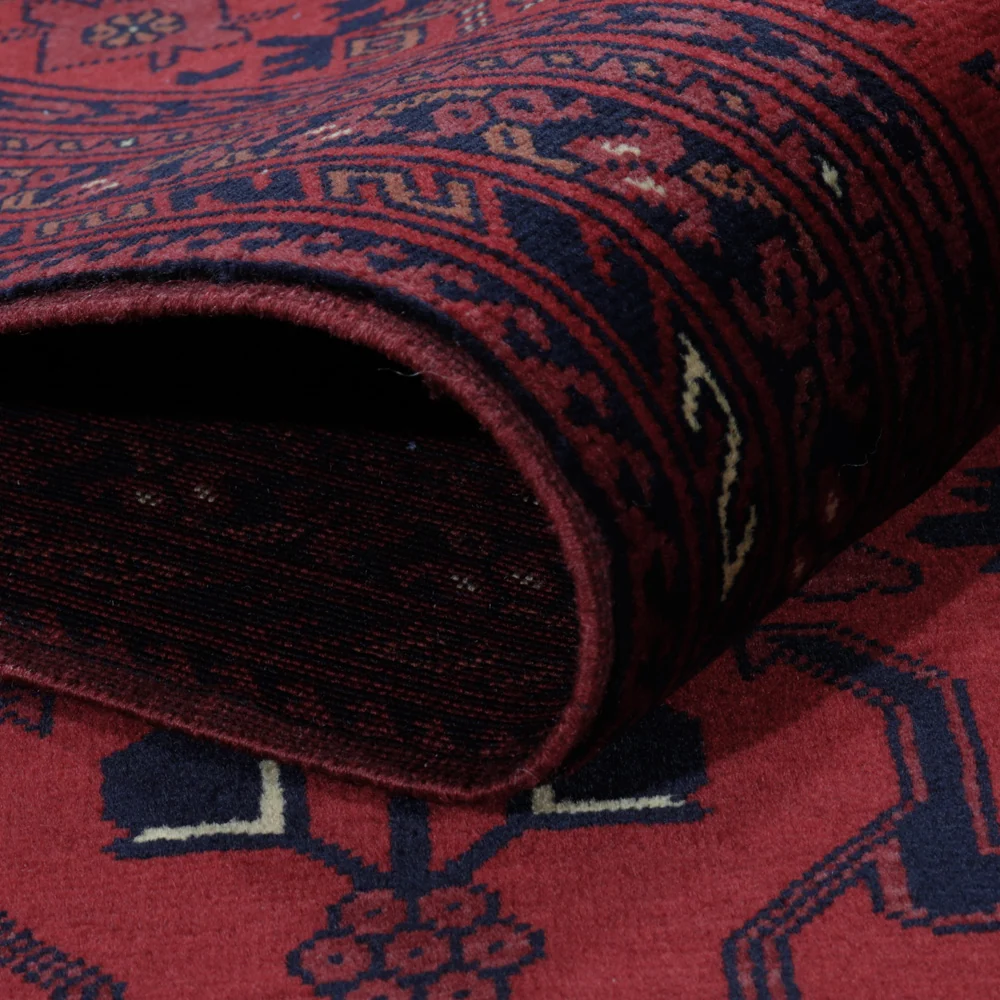 Afghansk teppe - Royal - 196 x 150 cm - rød