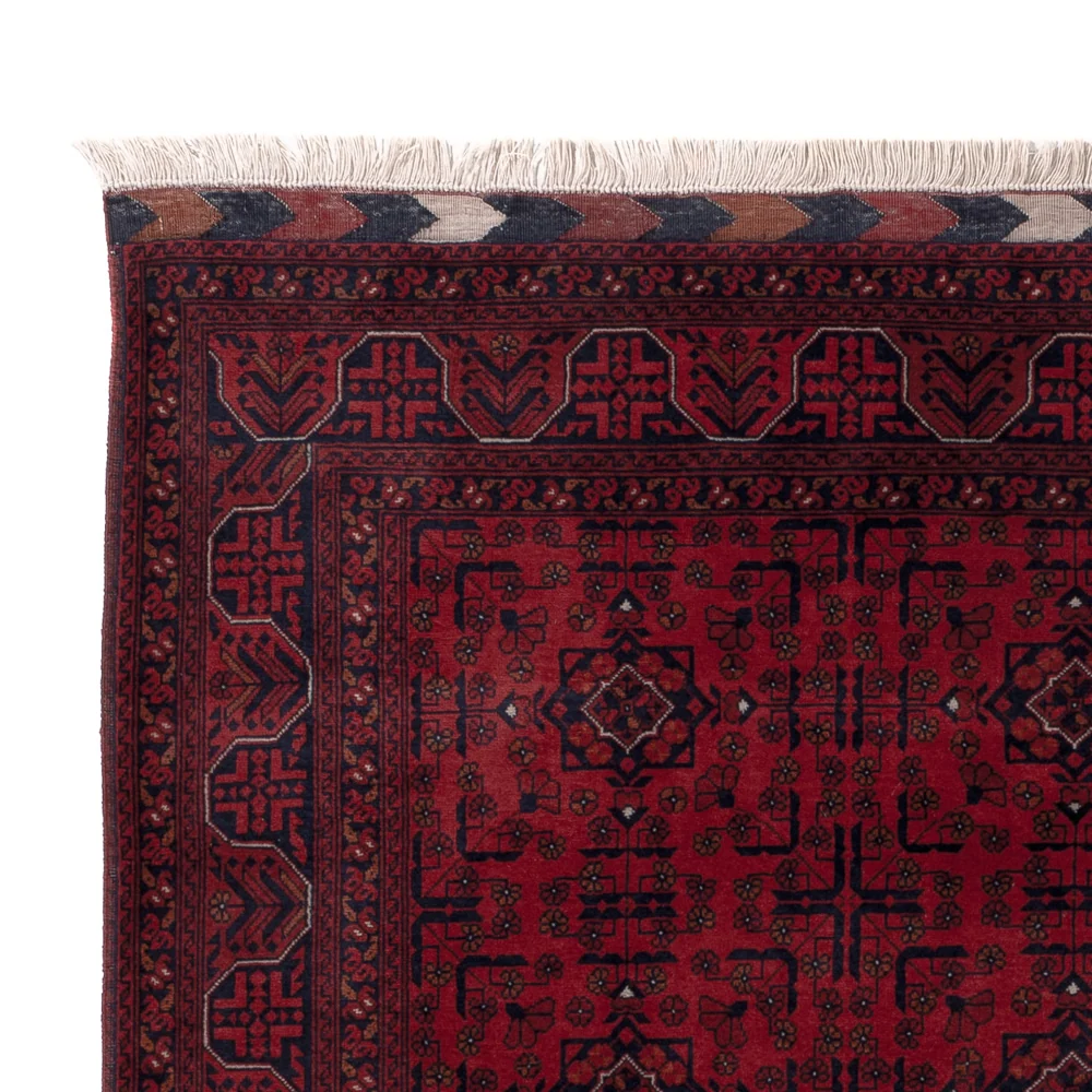 Afghansk teppe - Royal - 197 x 149 cm - rød