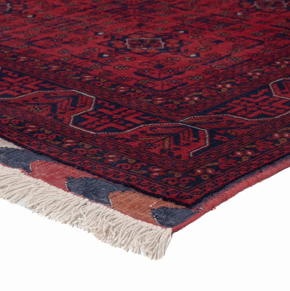 Afghansk teppe - Royal - 197 x 149 cm - rød