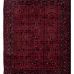 Afghansk teppe - Royal - 197 x 149 cm - rød