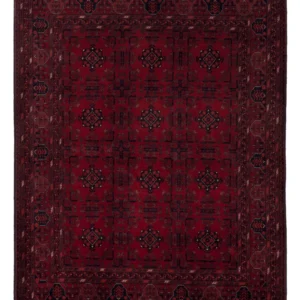 Afghansk teppe - Royal - 197 x 149 cm - rød