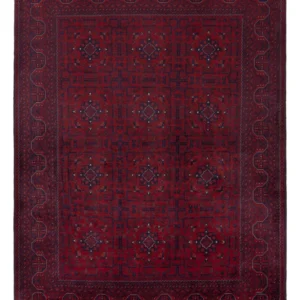 Afghansk teppe - Royal - 197 x 152 cm - rød