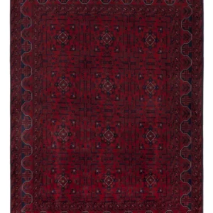 Afghansk teppe - Royal - 197 x 153 cm - rød